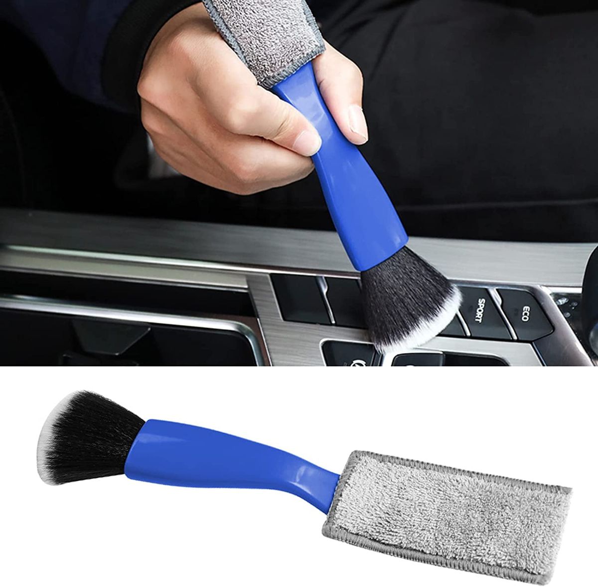Vent Cleaning Brush Car Clean Brush Cleaning Accessories Car Auto Air Conditioner Vent Cleaner Blinds Keyboard Dust Computer Car Styling Clean Tools