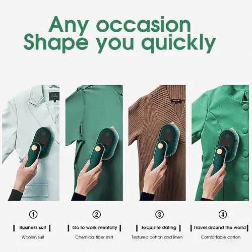 Portable Mini Steam Iron Handheld Garment Steamer – Professional Micro Ironing Machine for Clothes