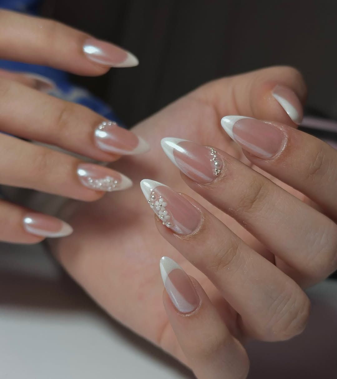 24 French Gel Nail Tips