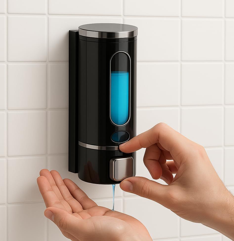 Soap Dispenser bottle Touch soap dispenser set for kitchen sink wall mounted for bathroom