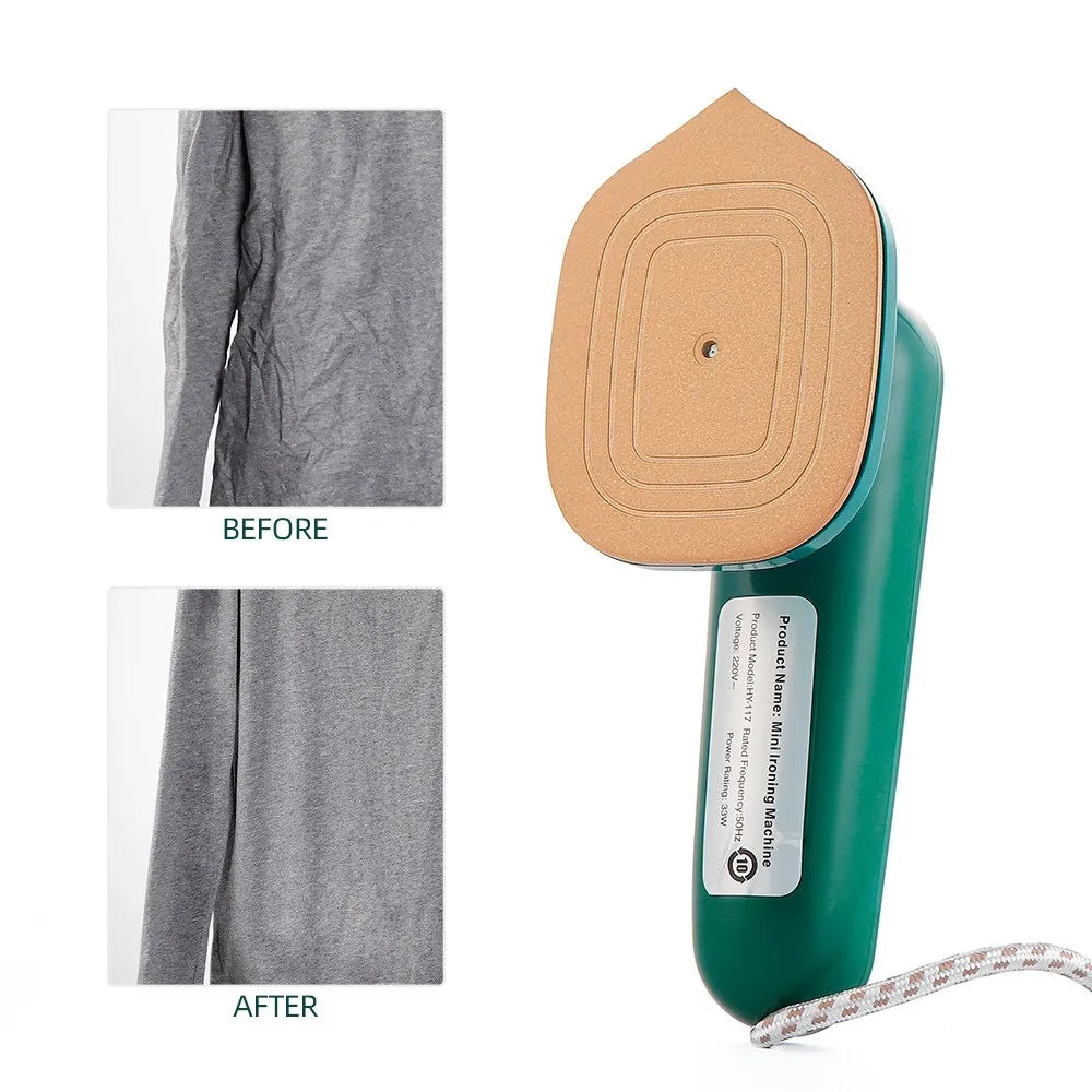 Portable Mini Steam Iron Handheld Garment Steamer – Professional Micro Ironing Machine for Clothes
