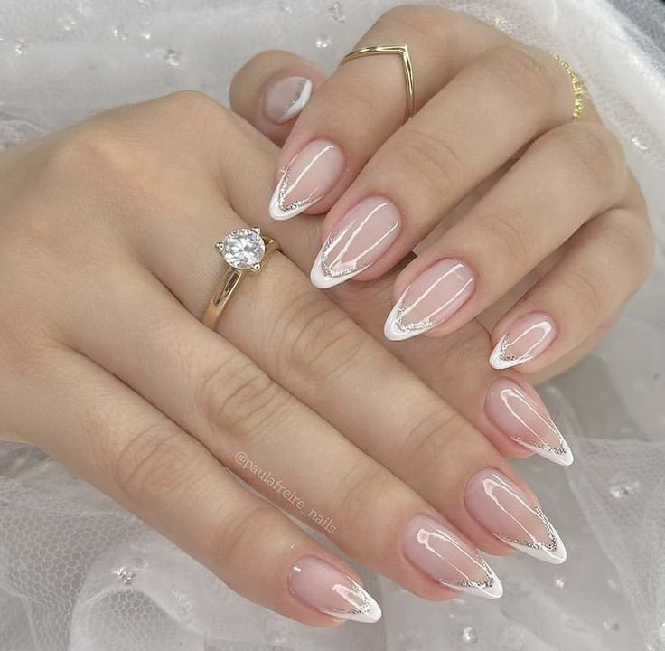 24 French Gel Nail Tips