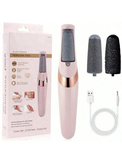 Electric Foot Callus Remover for Feet - Foot Scrubber for Dead Skin - Rechargeable Pedicure Tool - Electronic Foot Filer Callus Remover - Feet Care for Removes Dry Hard and Dead Skin Ideal Gift