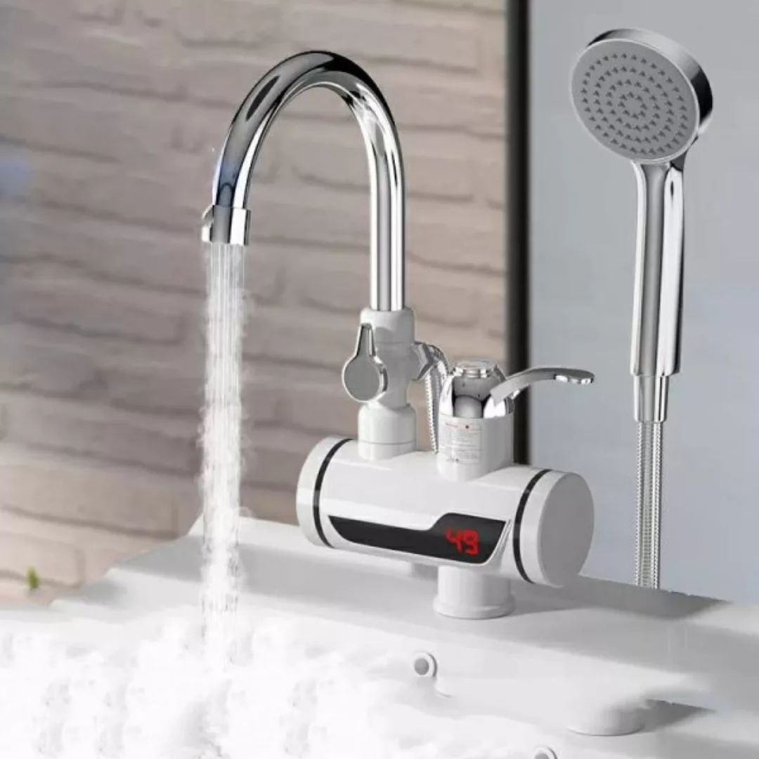 TRIMUX Hot Water Tap Instant Heating Electric Water Heater Faucet, instant electric water heater tap