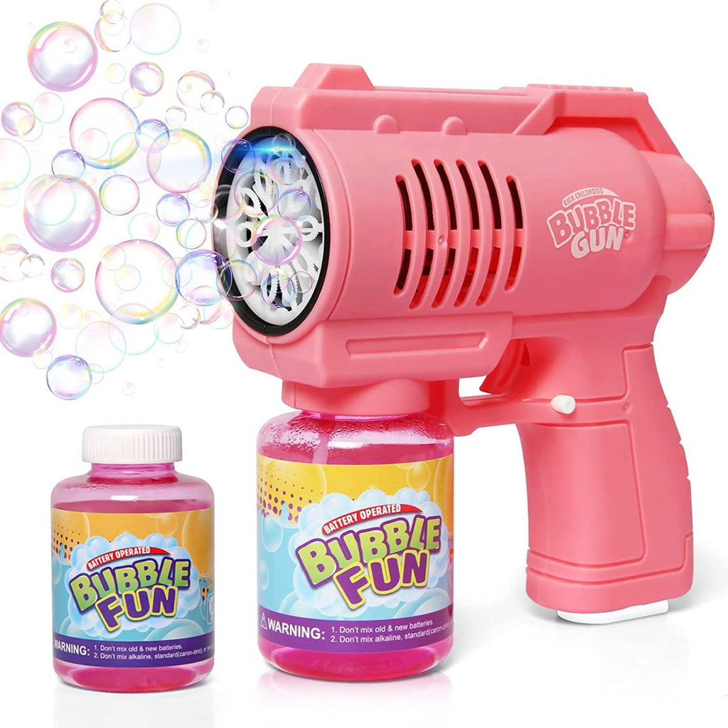 Bubble Toy for Kids - Bubble Machine with Water & Liquid Solution